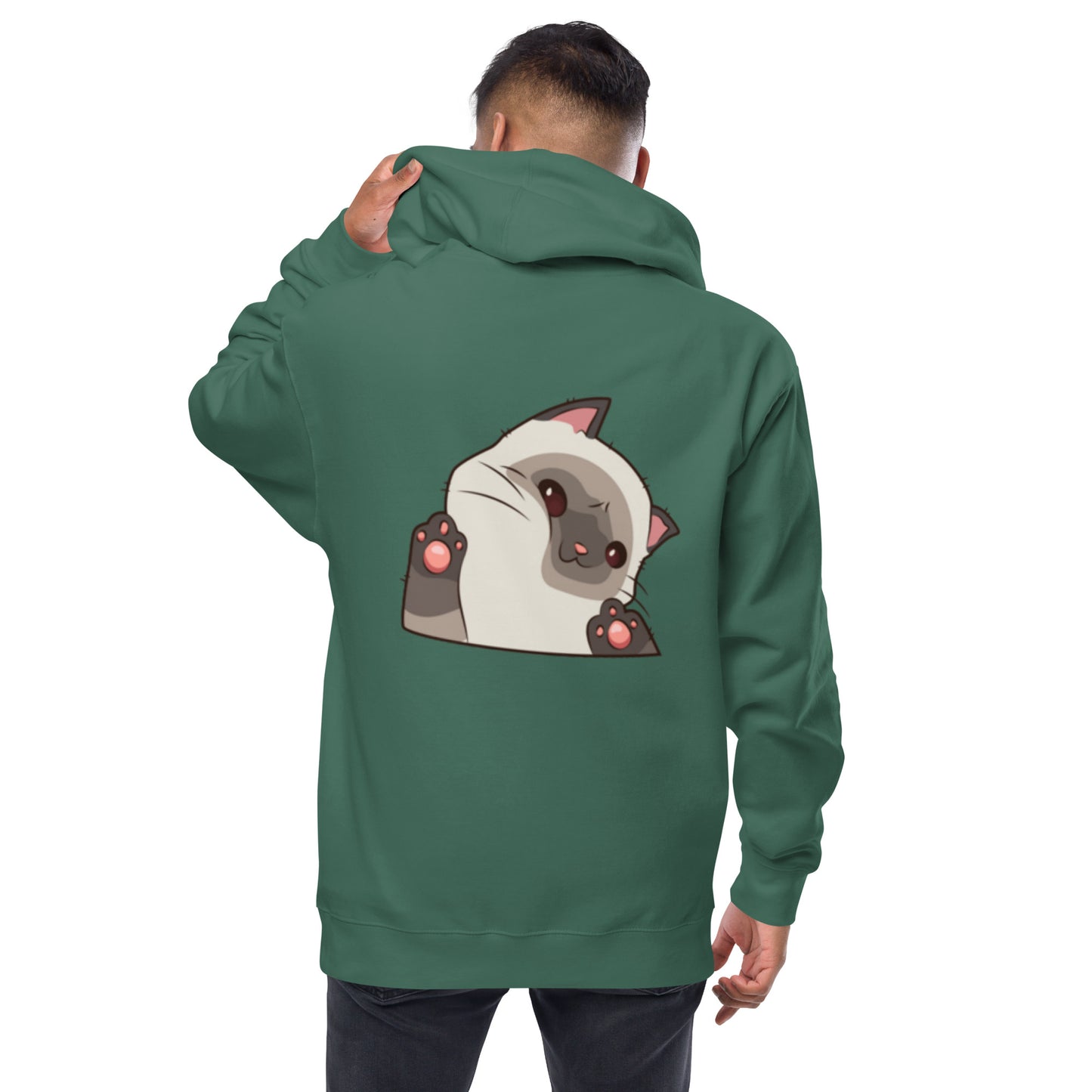 Cats come out of me Unisex fleece zip up hoodie