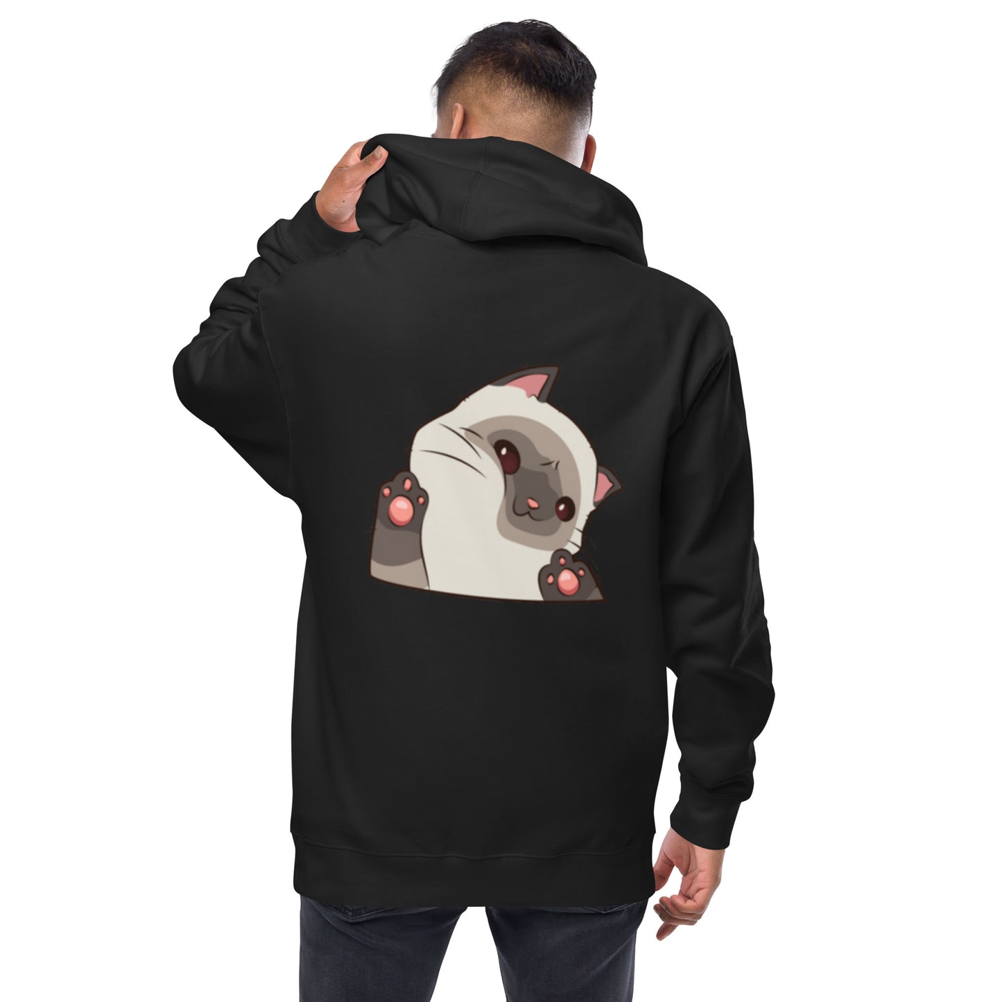 Cats come out of me Unisex fleece zip up hoodie