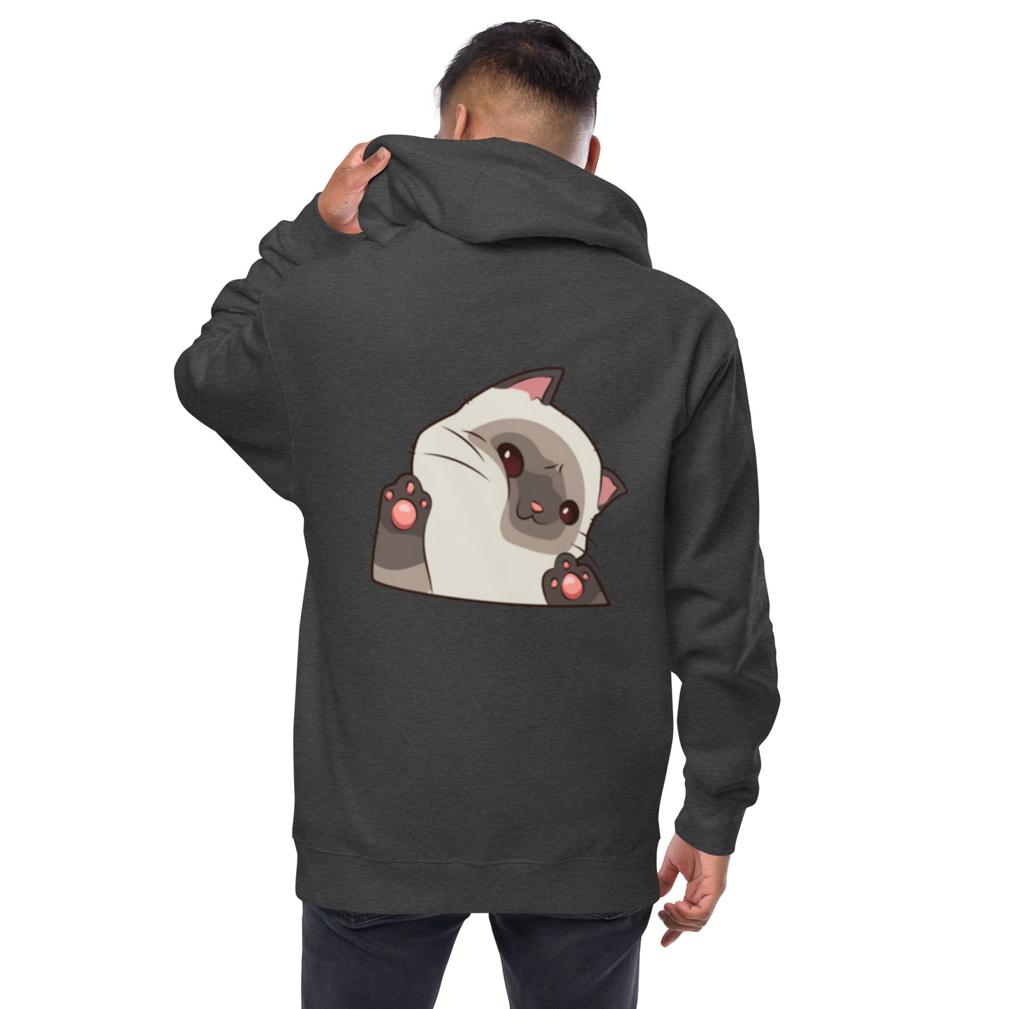 Cats come out of me Unisex fleece zip up hoodie