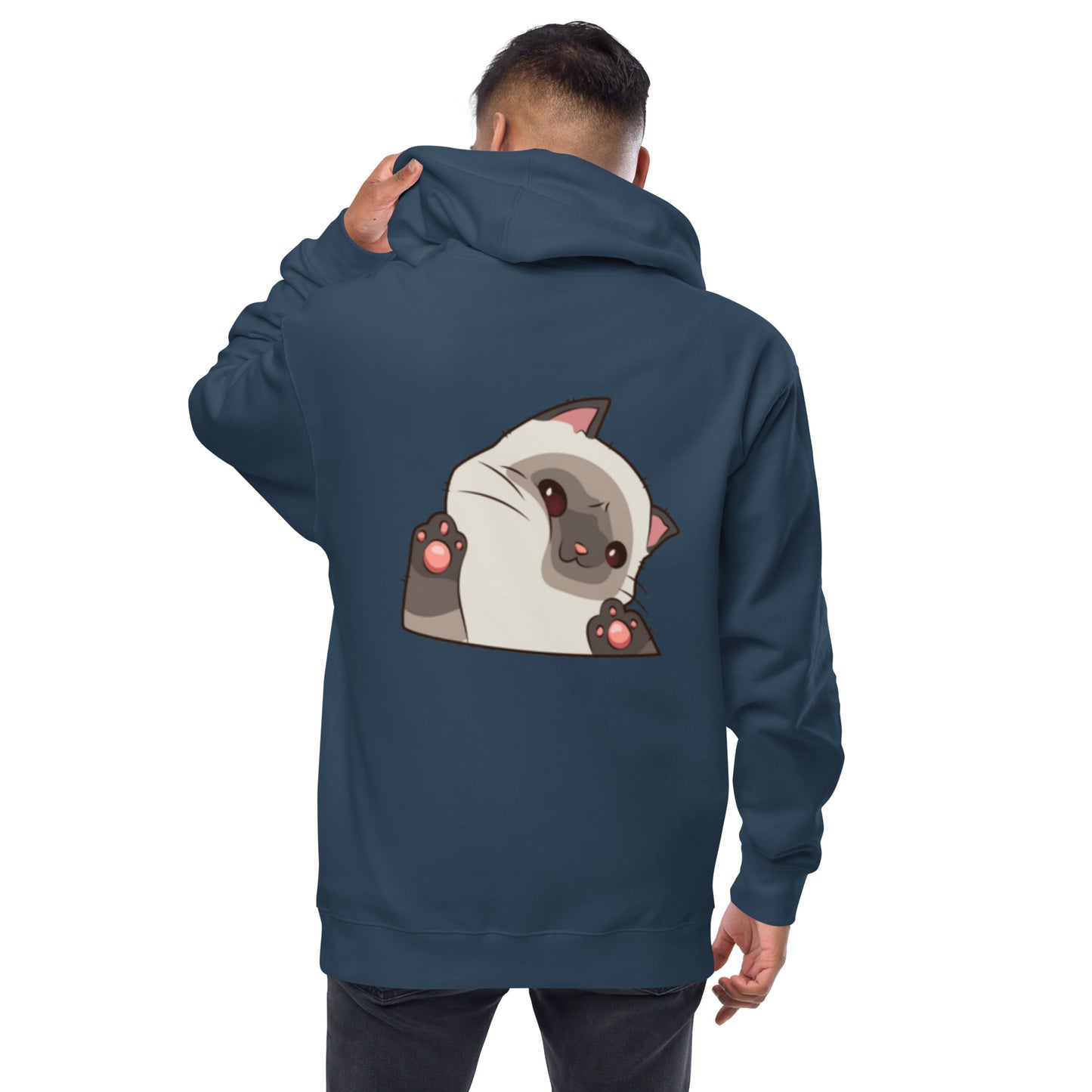 Cats come out of me Unisex fleece zip up hoodie
