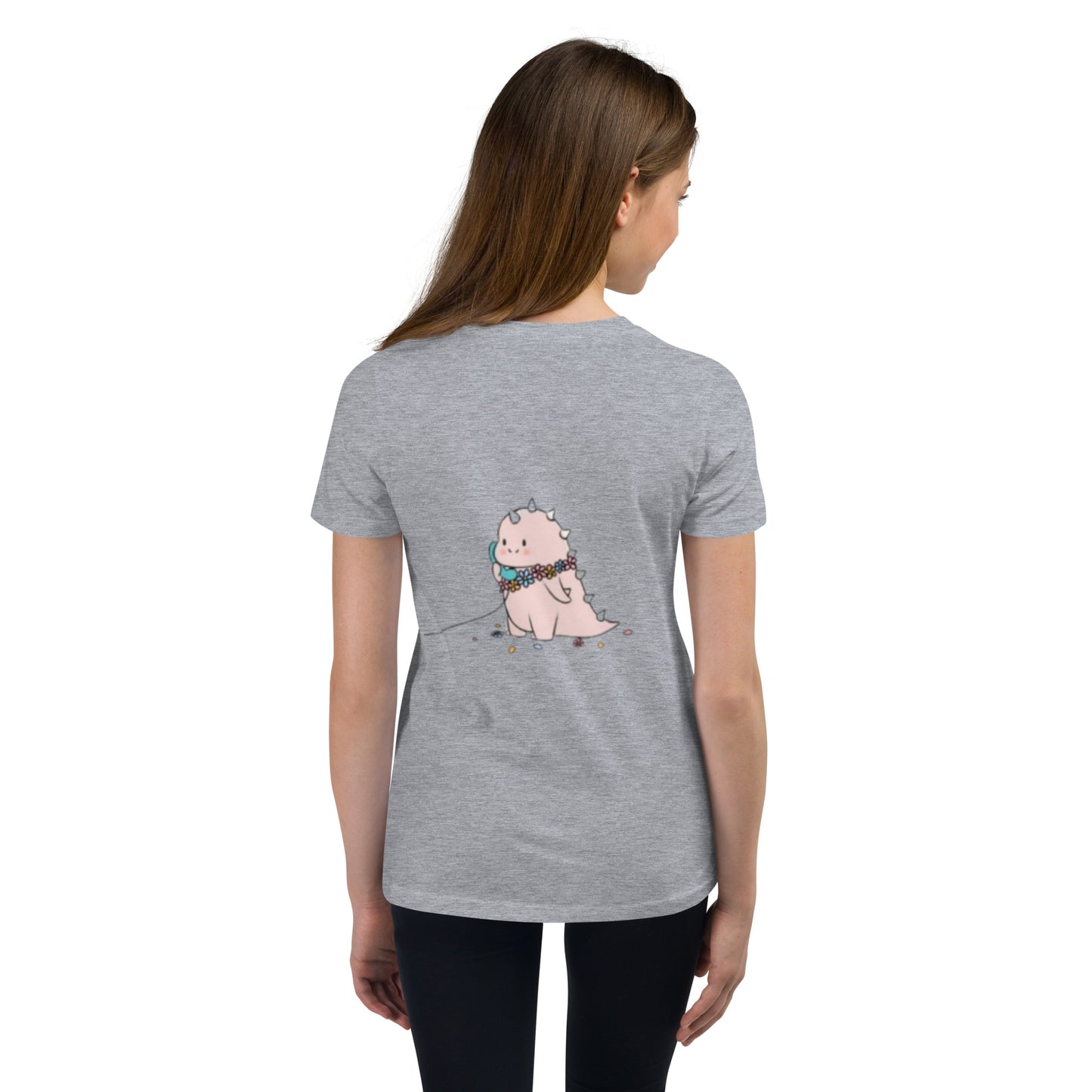 Dino Calling Youth Short Sleeve T-Shirt