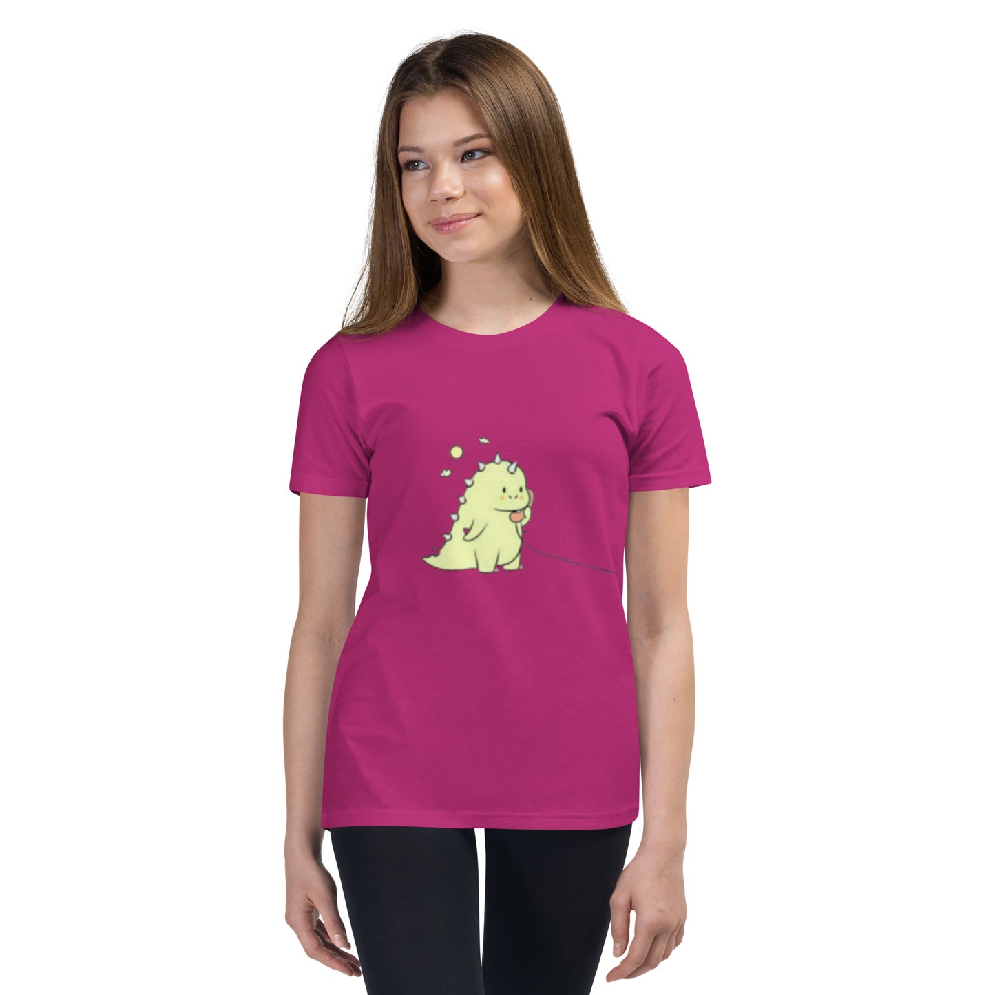 Dino Calling Youth Short Sleeve T-Shirt