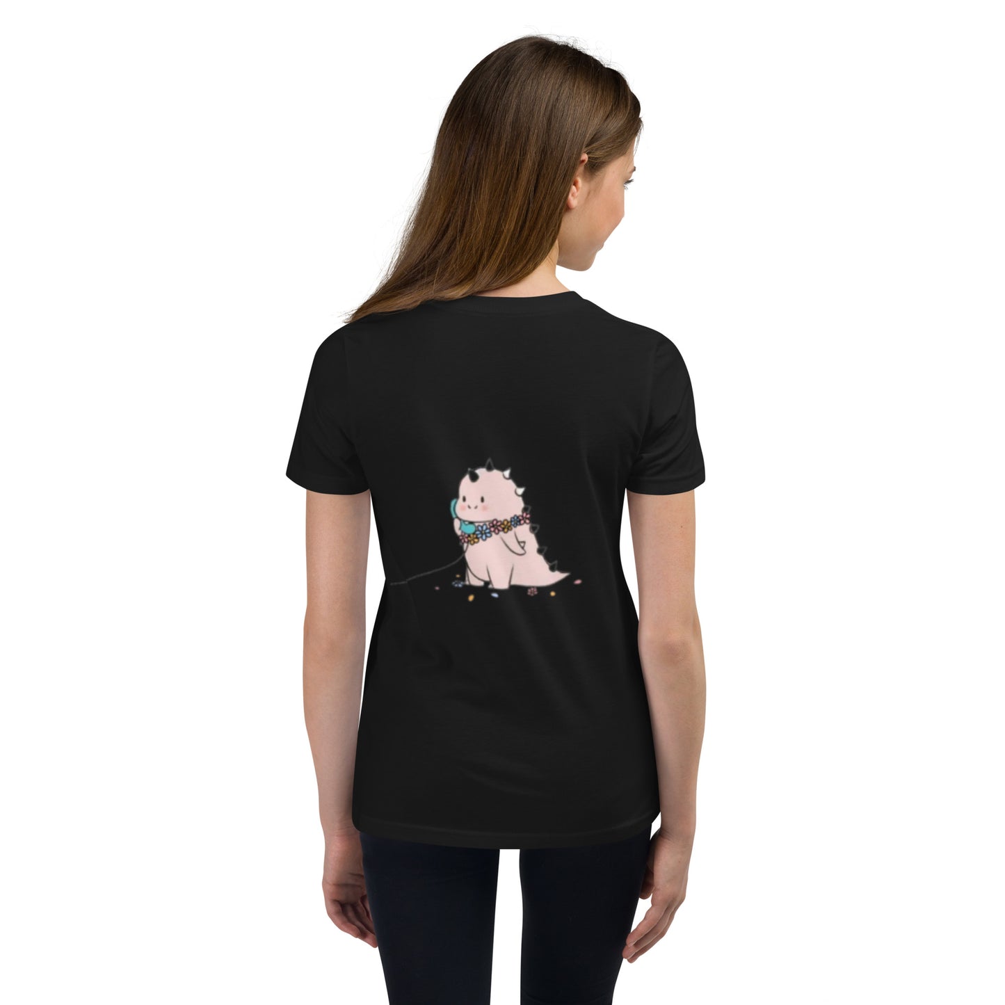 Dino Calling Youth Short Sleeve T-Shirt