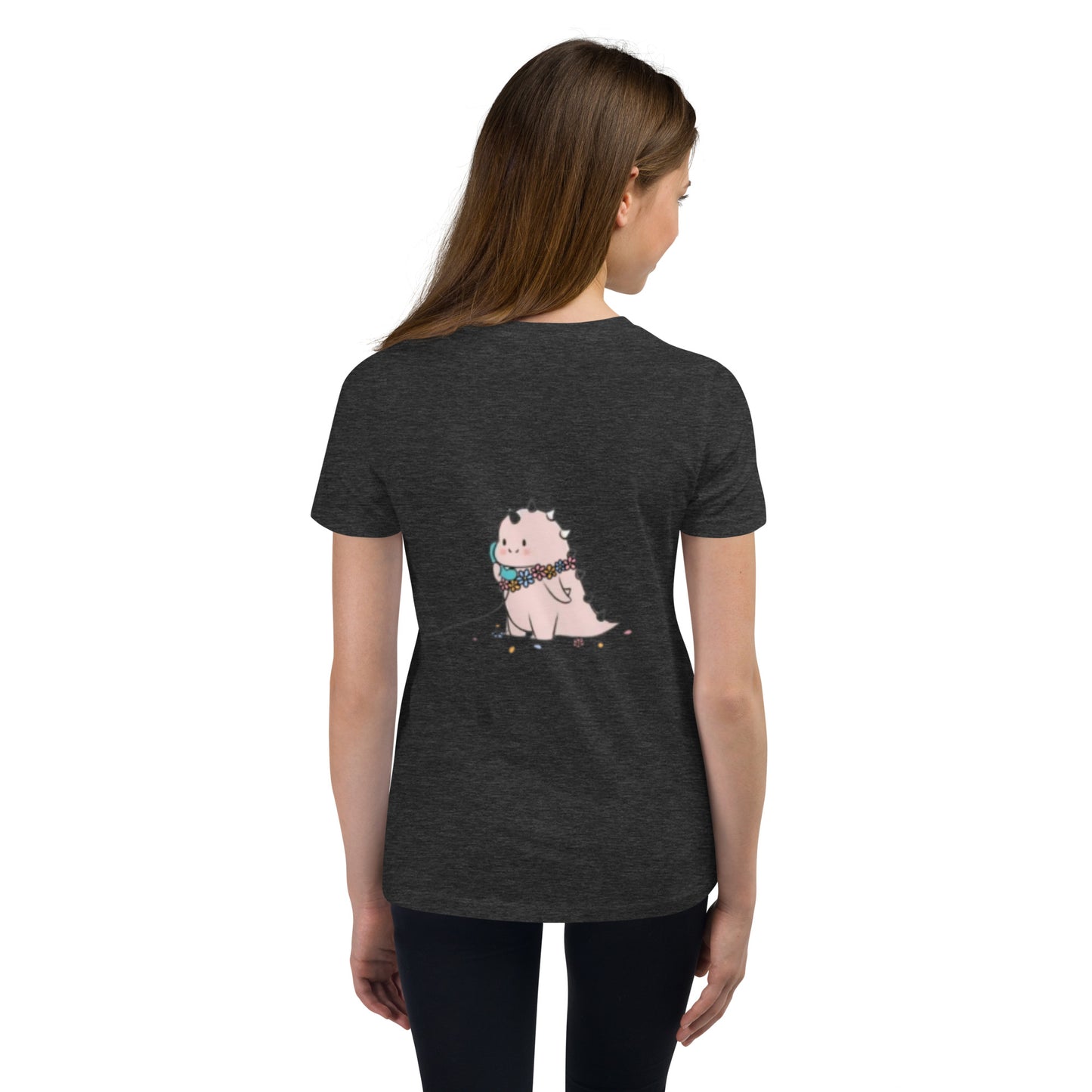 Dino Calling Youth Short Sleeve T-Shirt