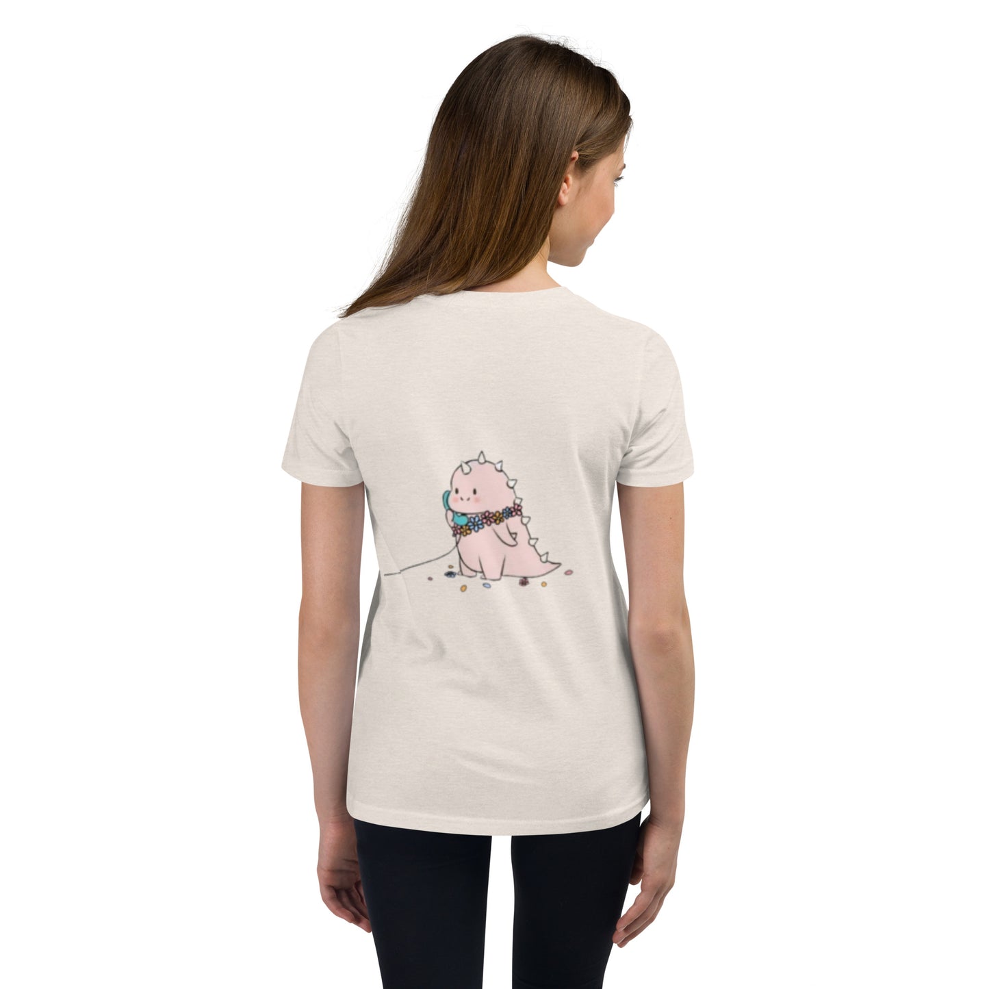 Dino Calling Youth Short Sleeve T-Shirt