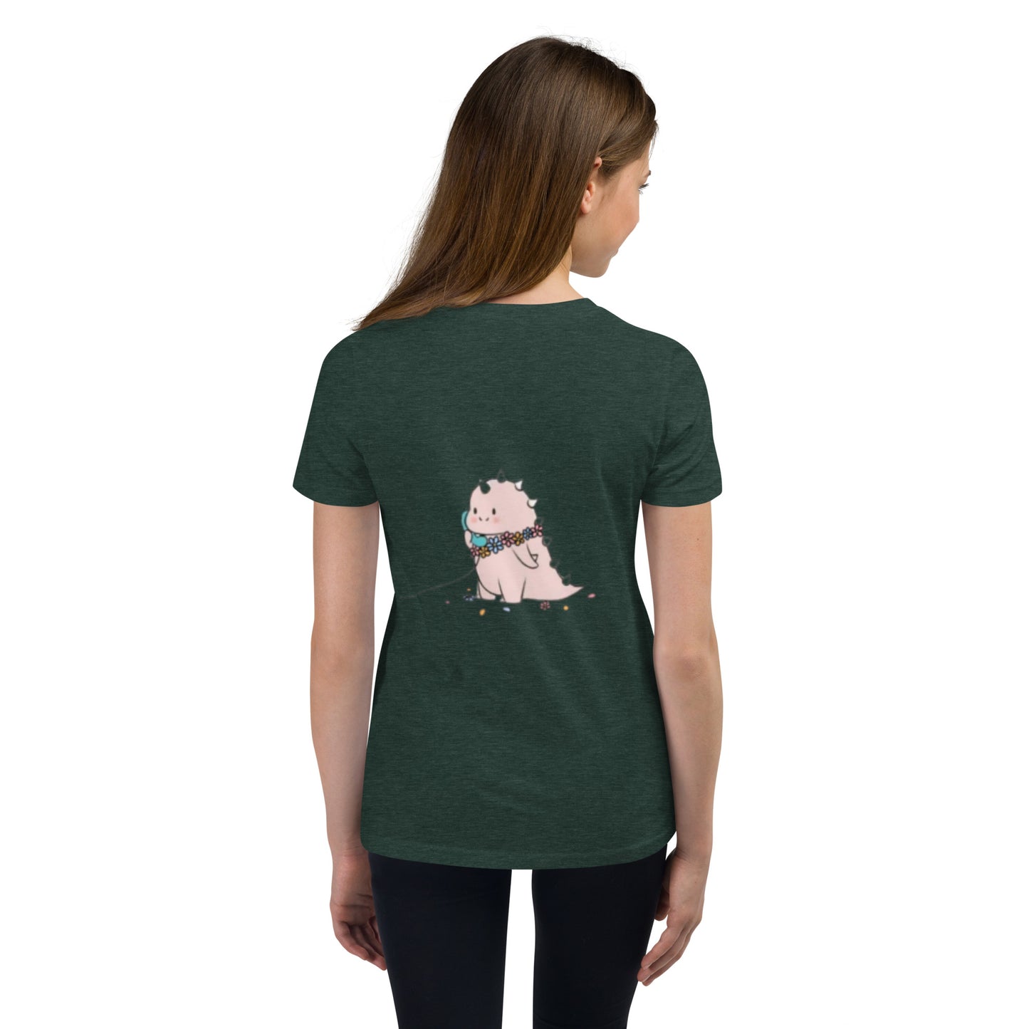 Dino Calling Youth Short Sleeve T-Shirt