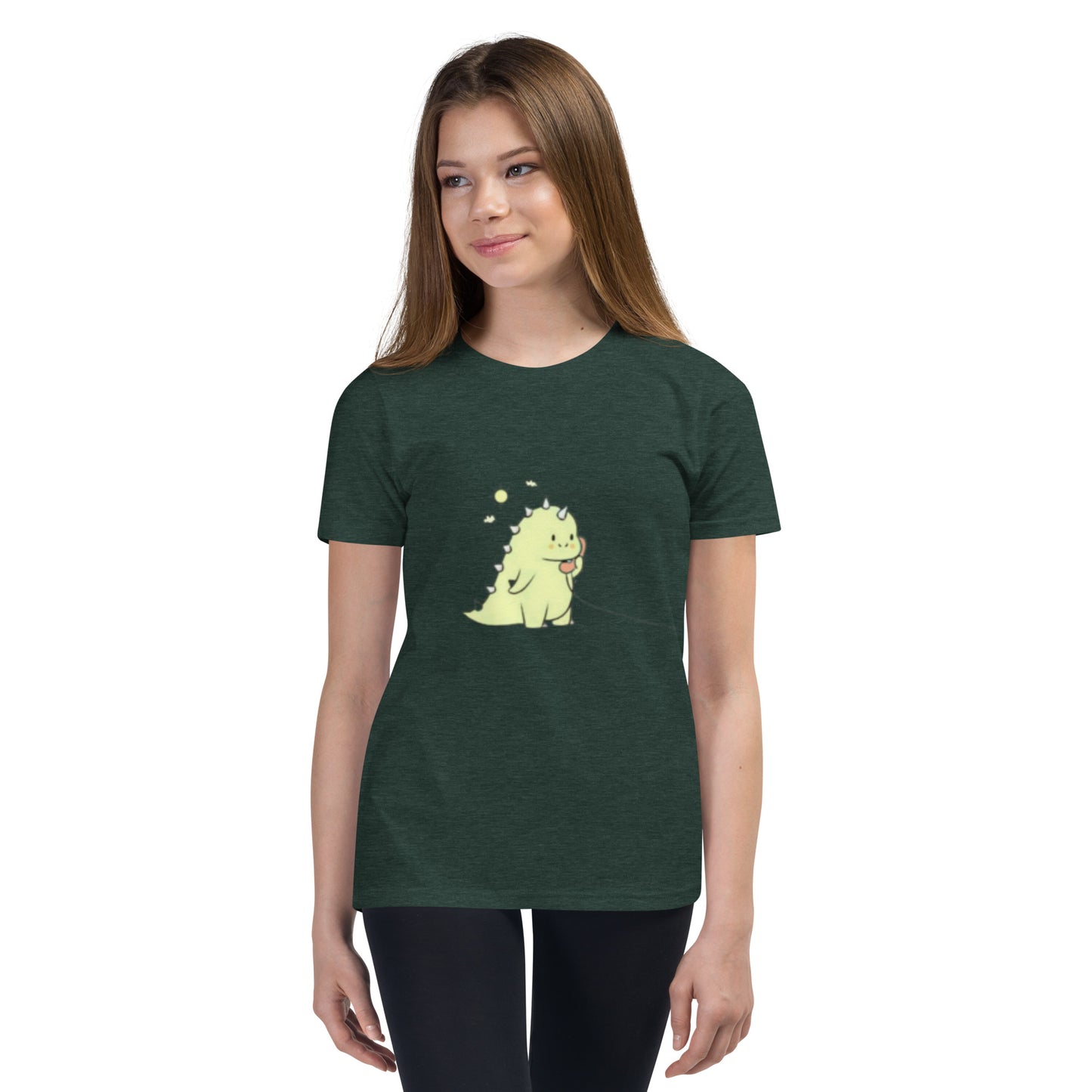 Dino Calling Youth Short Sleeve T-Shirt