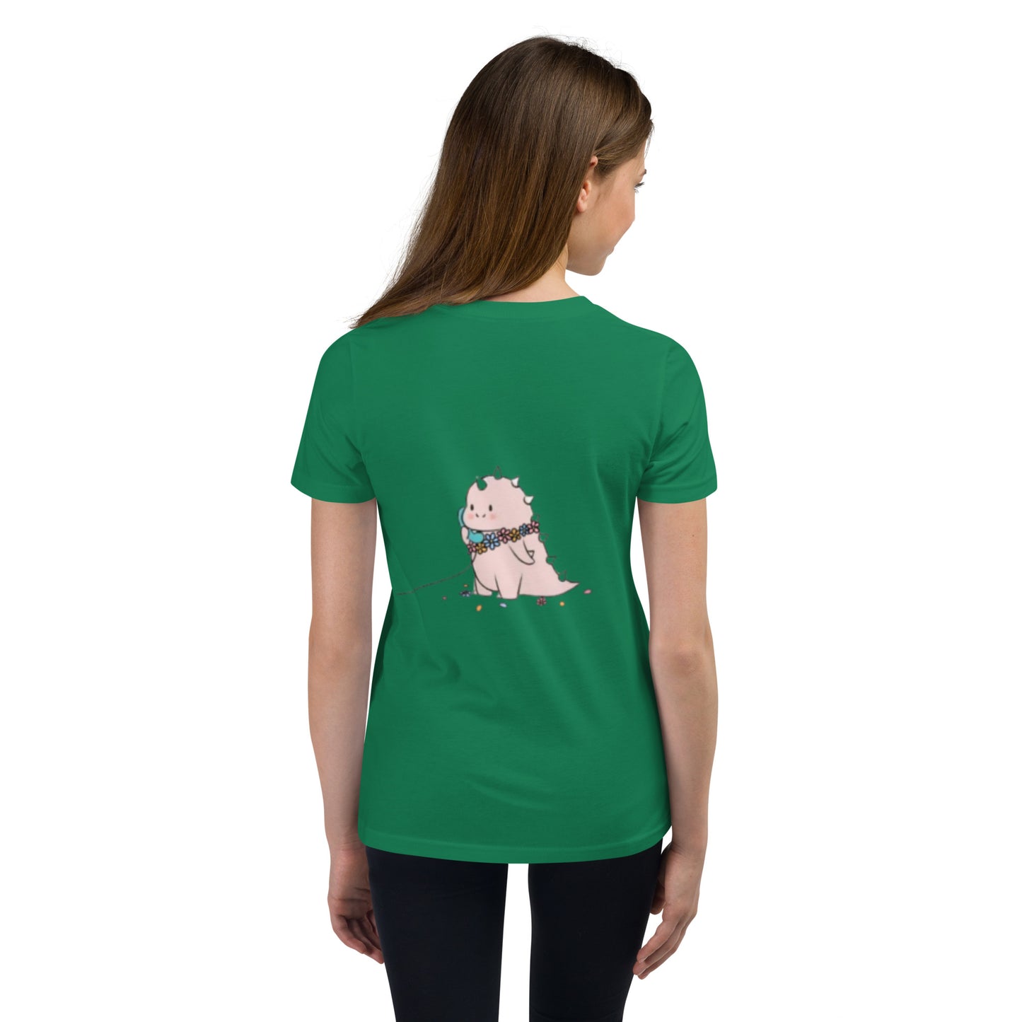 Dino Calling Youth Short Sleeve T-Shirt
