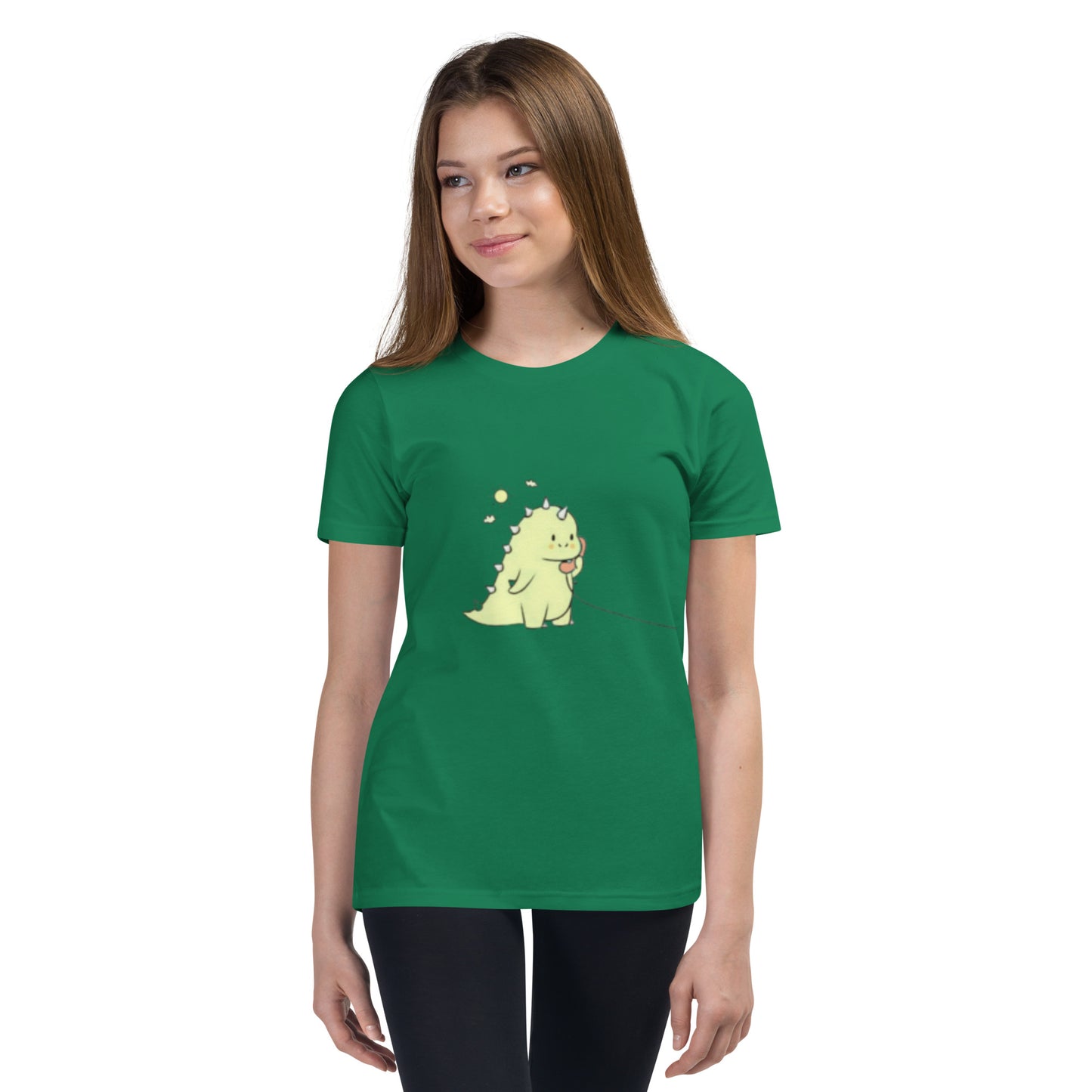 Dino Calling Youth Short Sleeve T-Shirt