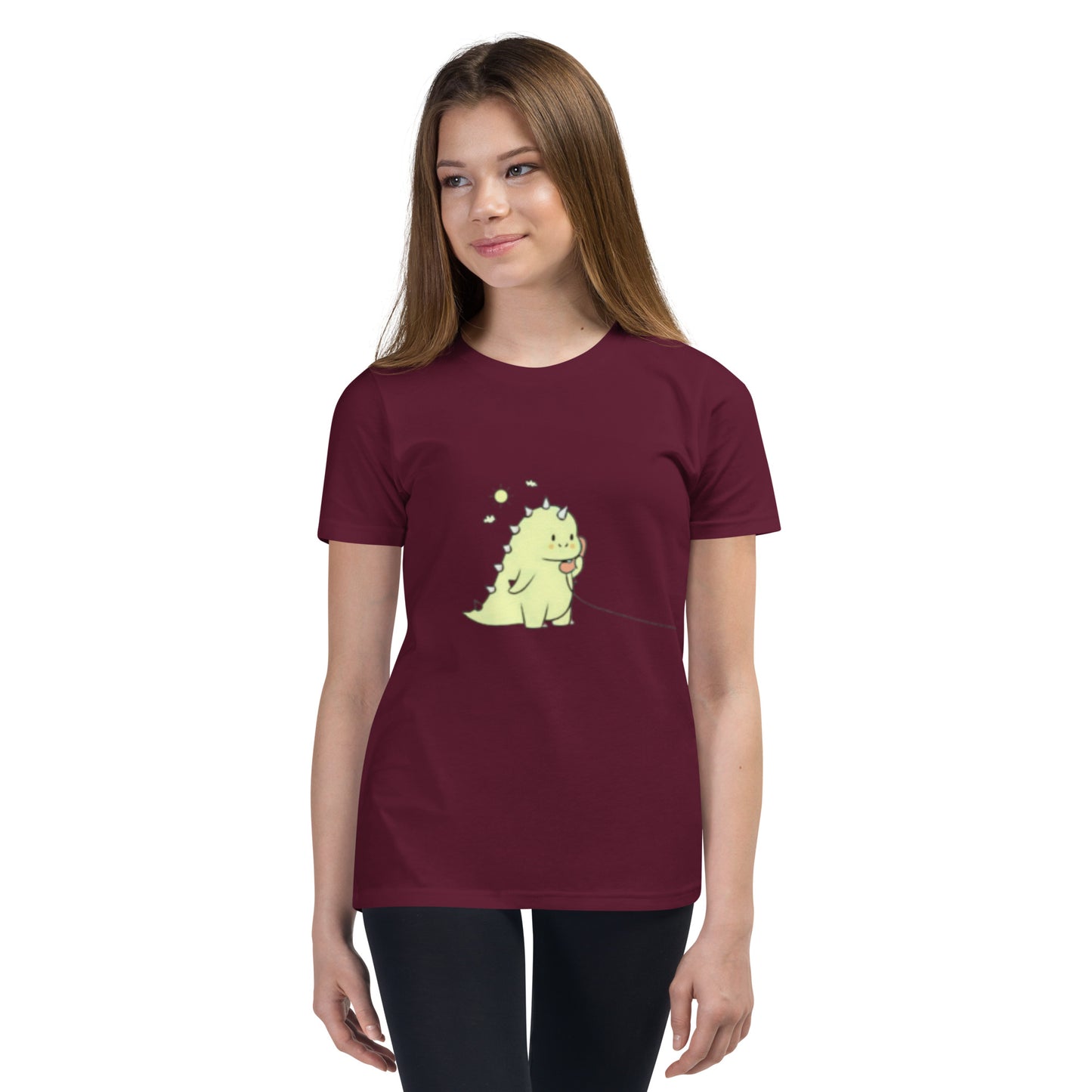 Dino Calling Youth Short Sleeve T-Shirt
