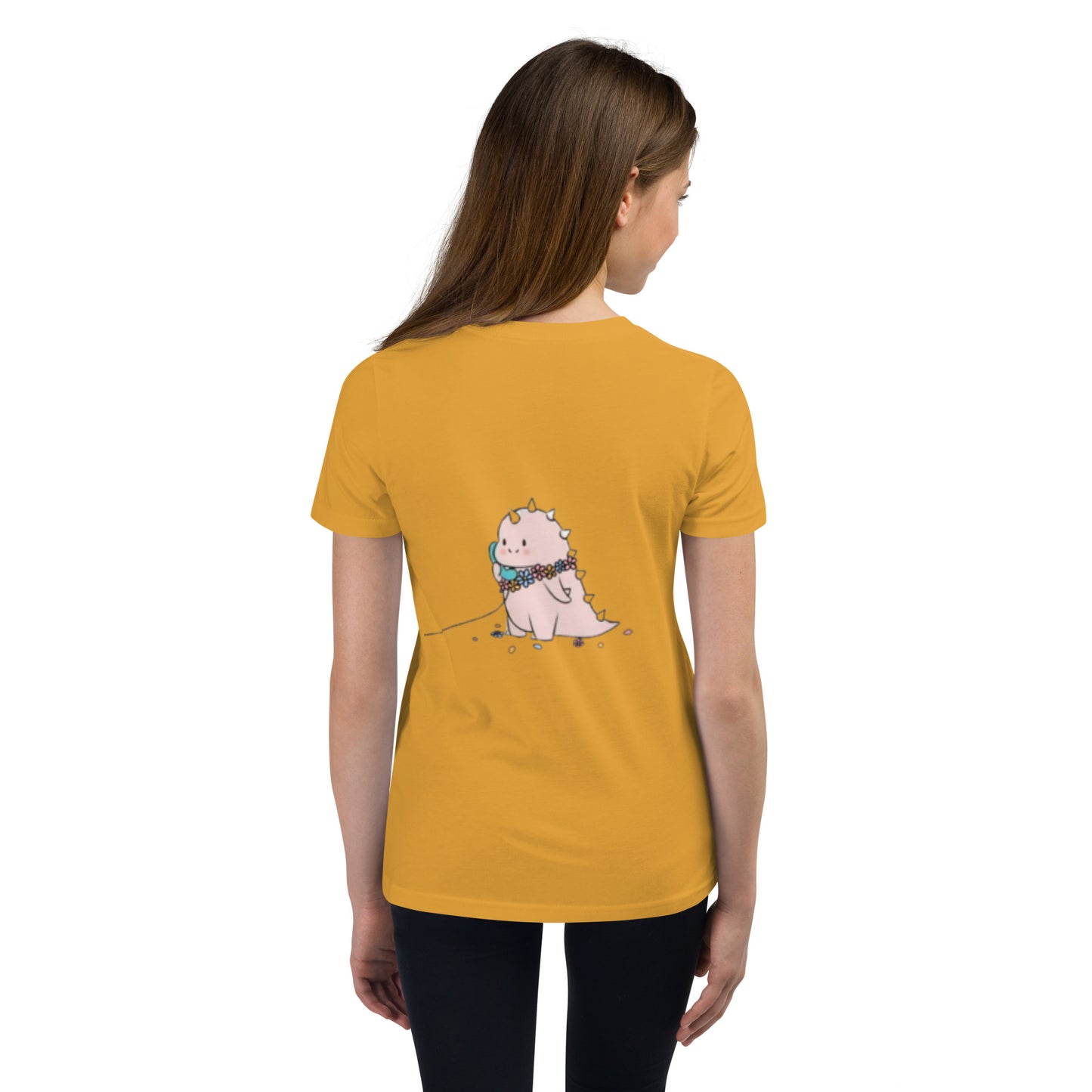 Dino Calling Youth Short Sleeve T-Shirt