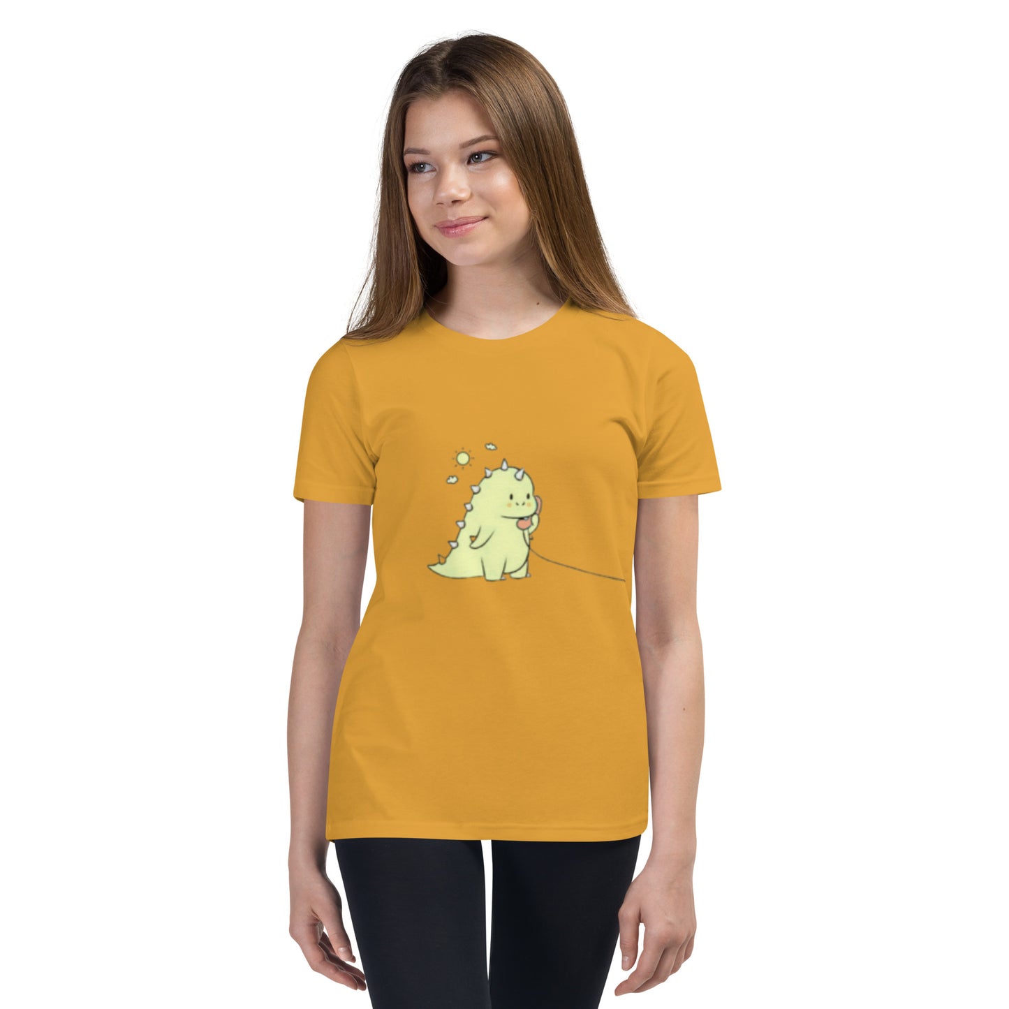 Dino Calling Youth Short Sleeve T-Shirt