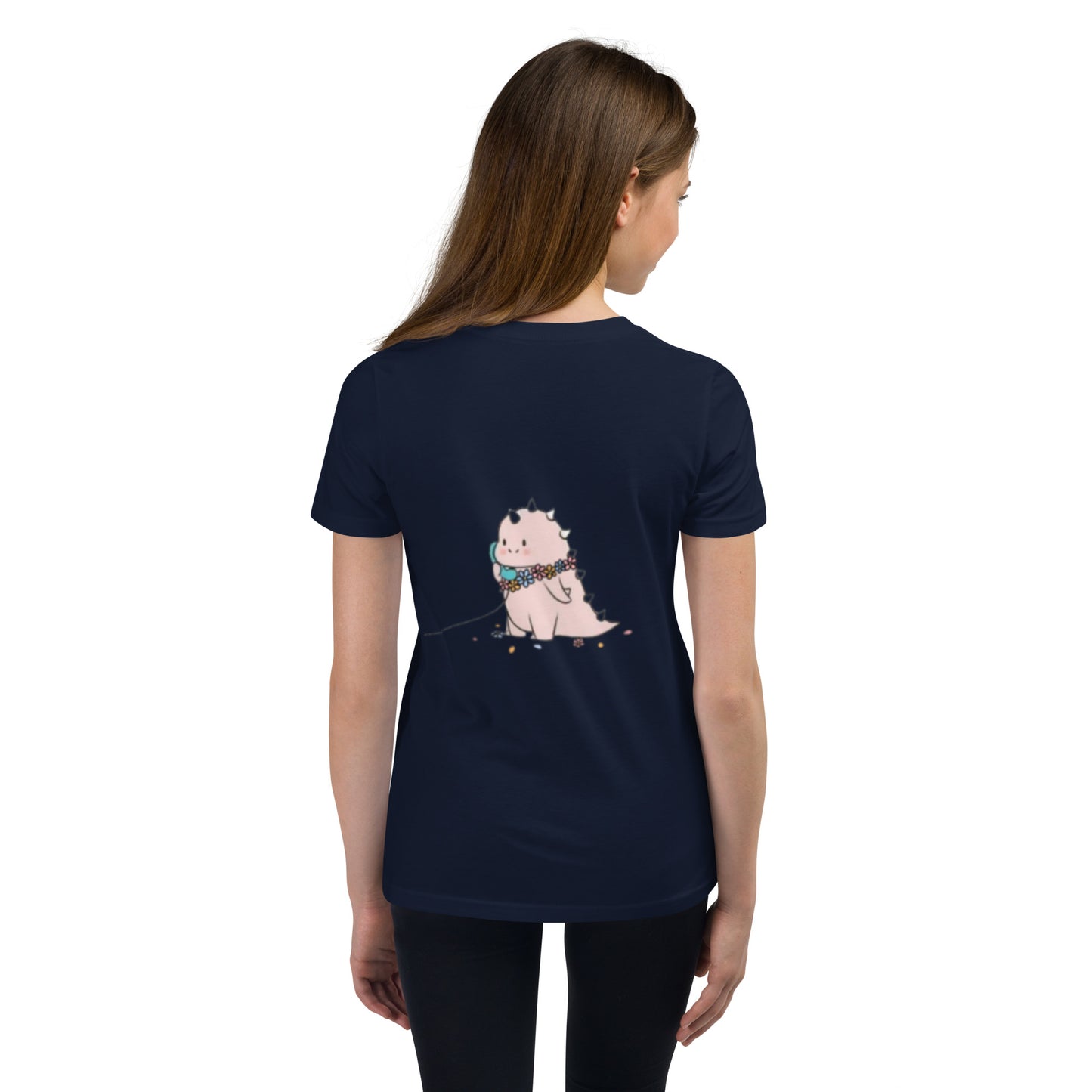 Dino Calling Youth Short Sleeve T-Shirt