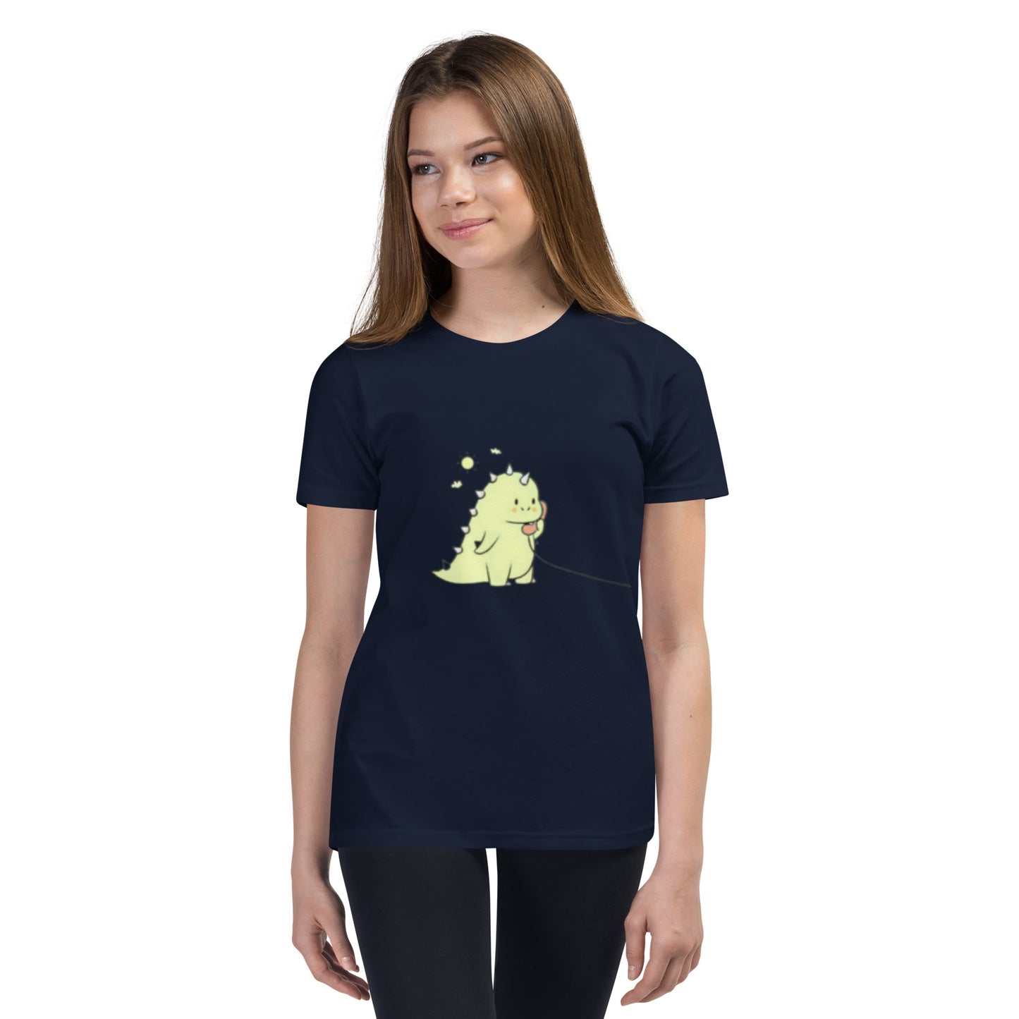 Dino Calling Youth Short Sleeve T-Shirt