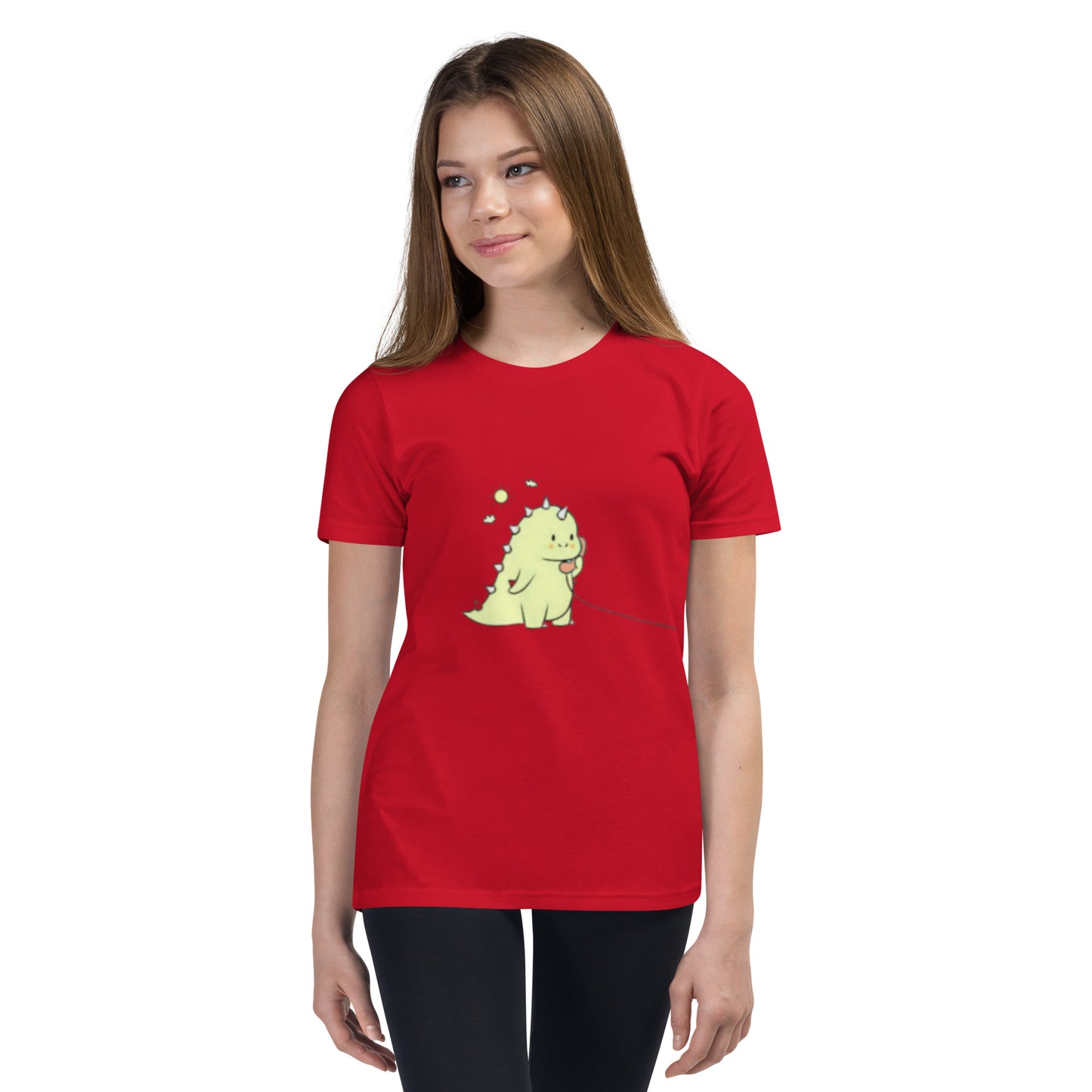Dino Calling Youth Short Sleeve T-Shirt