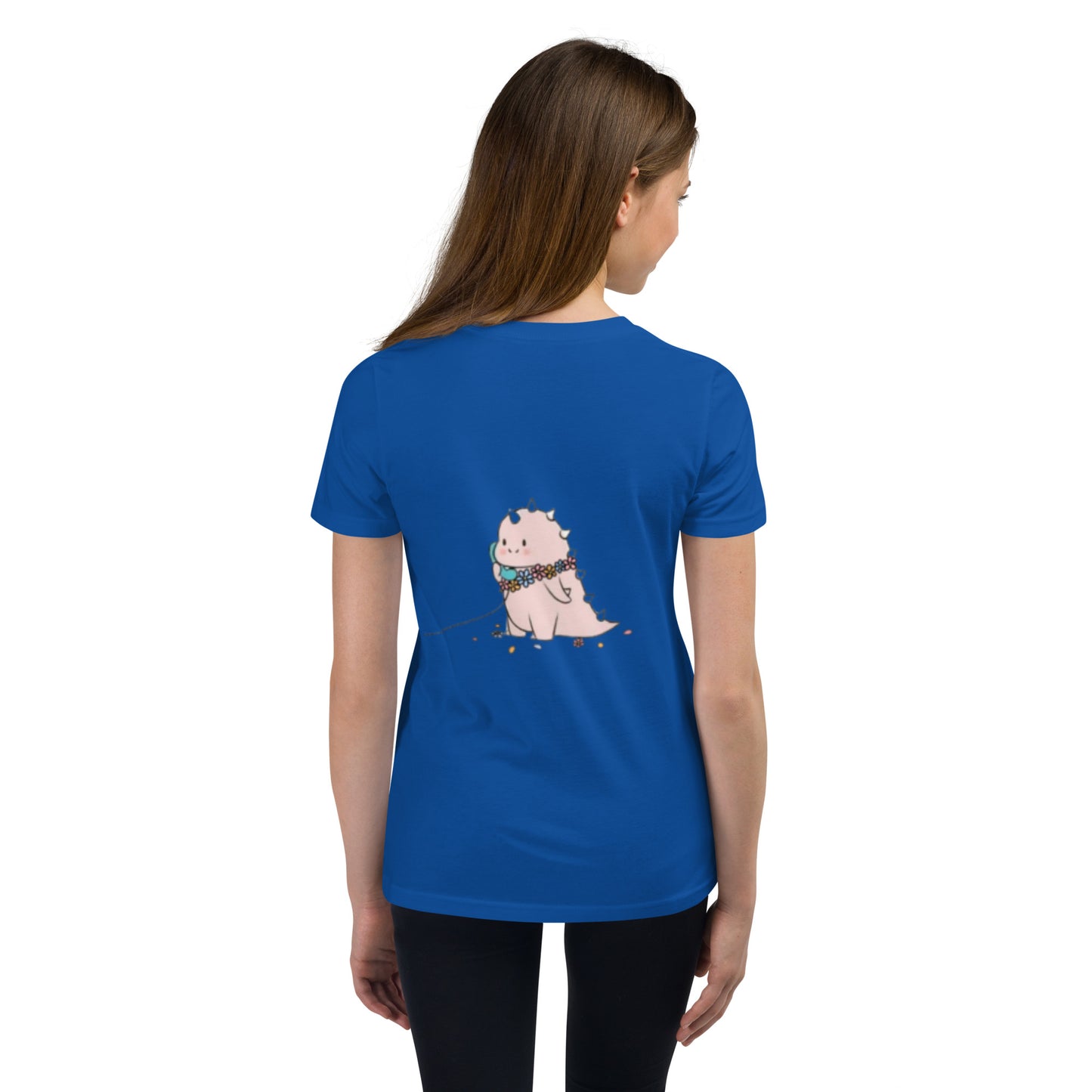 Dino Calling Youth Short Sleeve T-Shirt