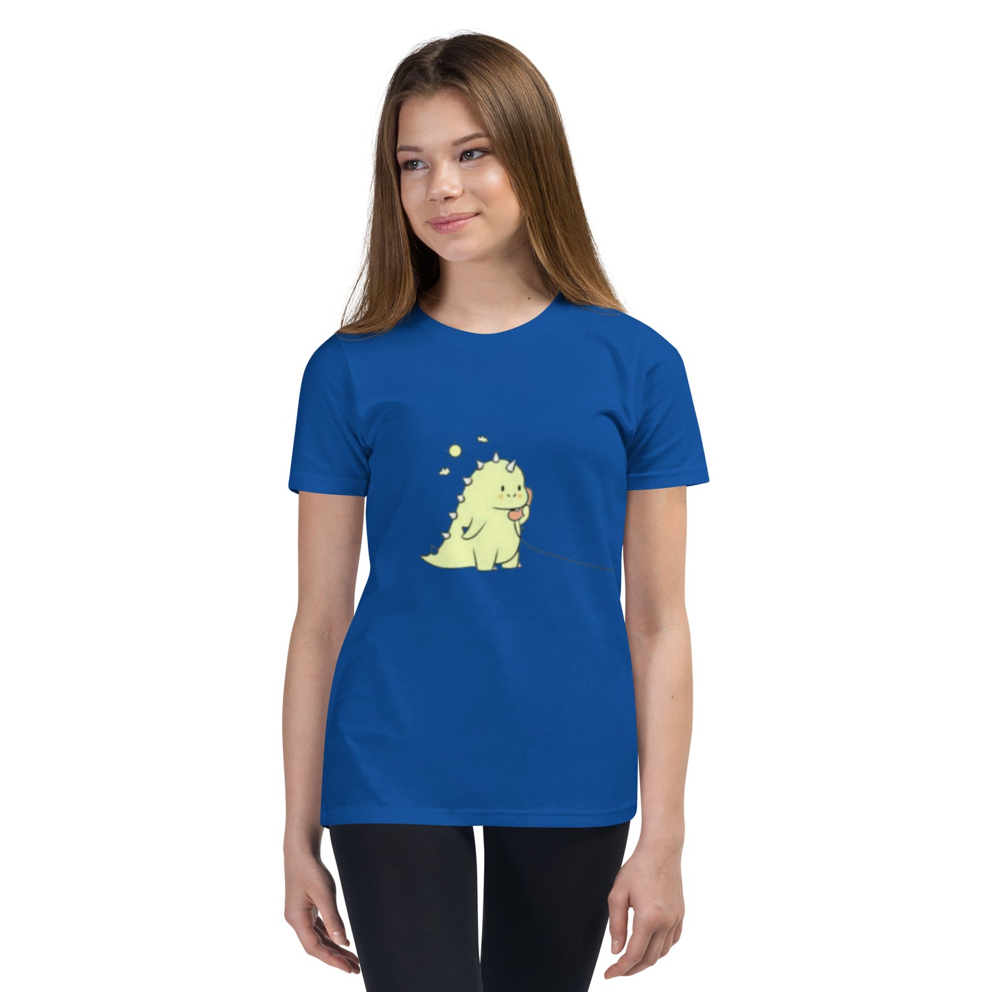 Dino Calling Youth Short Sleeve T-Shirt